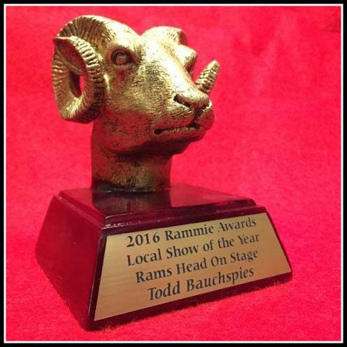 2016 Rammie Award for Local Show of the Year at Rams Head On Stage!